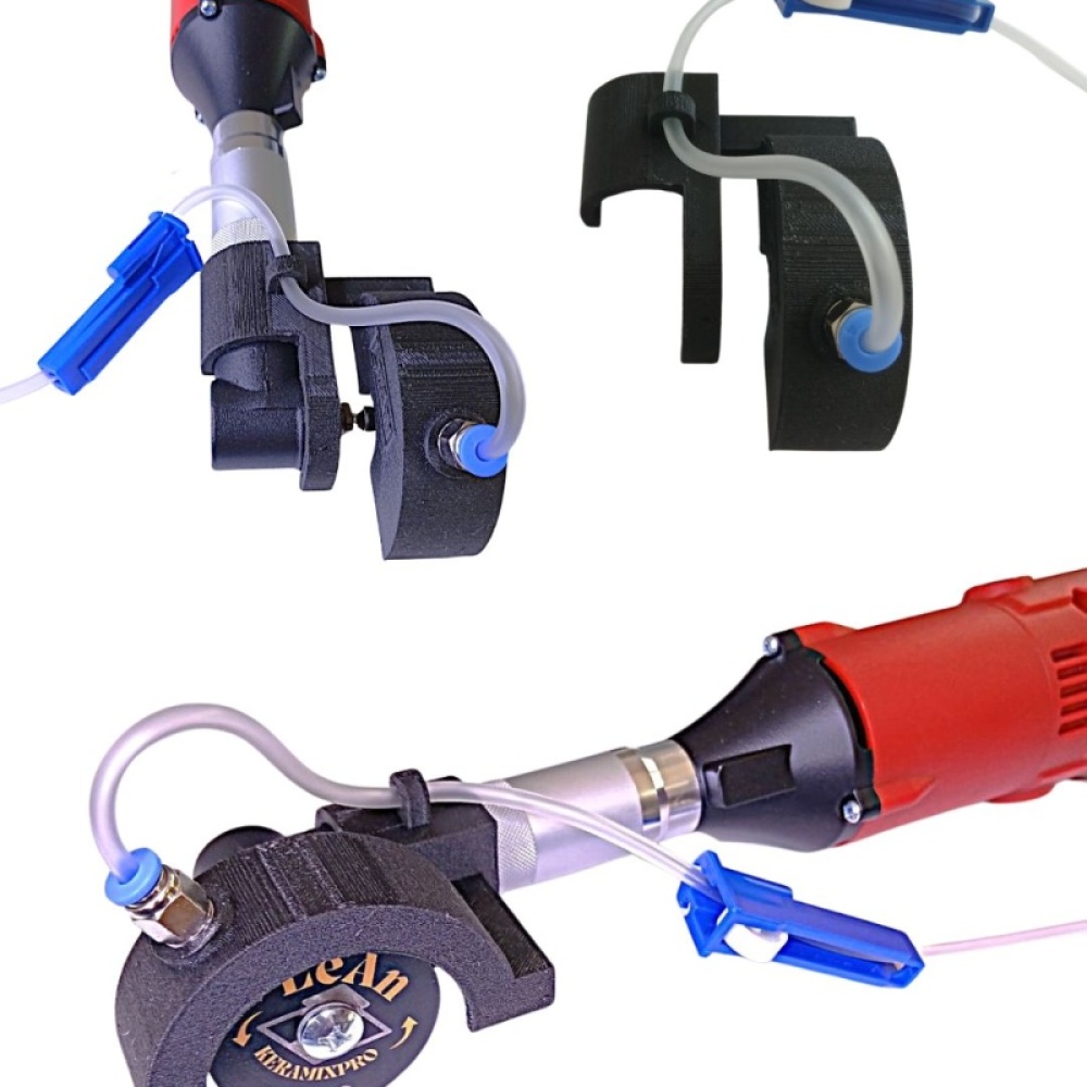 LeAnKeramixPro OSŁONA Z DYSTANSEM DO FREZARKI MINI XMSJ DO CIĘCIA NA MOKRO 15_73362256